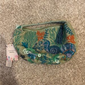 Beaded Sea Life Purse